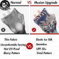 Musion Trendy Tattoo Arm Sleeve UPF 50+ Sun Protection Arm Sleeves Cooling Tattoo Cover Sleeve for Outdoor Sports Running Driving. 