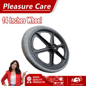 Partners Wheelchair Wheel 14 Inches Replacement Non-Slip Durable
