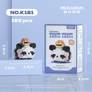 ZEEMIN Halloween Christmas Kawaii Panda Adults Micro Building Block for Kids 9 to 12 Year Old Cute Animals DIY Assembled Bricks Toys For Chillren Boy Gifts