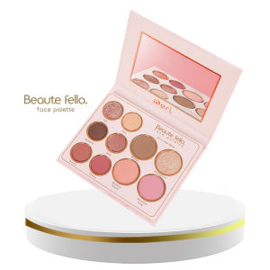 B ERL Beaute Fella Face Pallate Eye Shadow Bronze Shading Contour Wajah