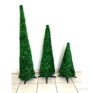 Pohon Natal Lonceng Merah 90 cm / Aman Bahan PET bukan PVC / Christmas Tree