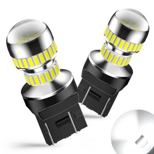 AUXITO 2 Bóng Đèn Led 7440 7443 Bóng Đèn Led T20 7441 7444 Cho Đèn Lùi Dự Phòng Đèn Nháy Phanh Đuôi Xenon Trắng 6000K