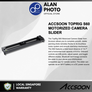 Accsoon TopRig S60 Motorized Camera Slider Motorized Camera Slider for Video Shooting [AA-S03]