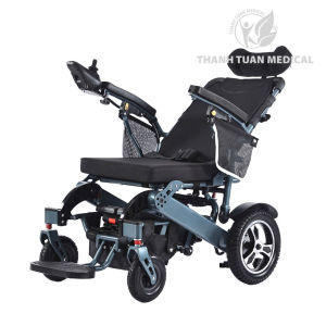 Xe lăn điện ngả lưng Pin Lithium GBM-506 gấp gọn 1 chạm - Bảo hành chính hãng 1 năm