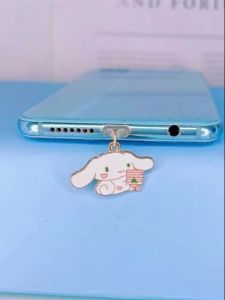 จุกกันฝุ่นมือถือ จุกกันฝุ่นหูฟัง iPhone iPad Android ปลั๊กกันฝุ่น Type C สำหรับ IPhone 15ขึ้นไป