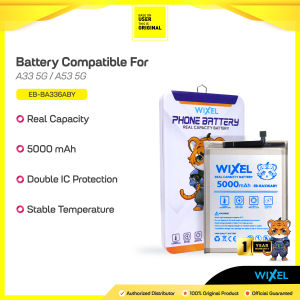WIXEL Baterai EB-BA336ABY for Samsung Galaxy A33 5G / A53 5G Real Capacity Batre Batrai Battery Batrei Double Power Ori Original High Dual