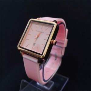 Jam Tangan Wanita Fashion Segi Rubber Premium dengan Tanggal Aktif