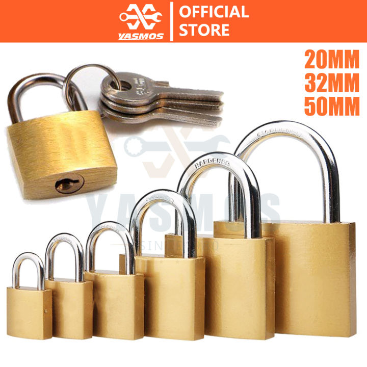 20mm - 63mm Heavy Duty Security Brass Padlock Padlocks Heavy Duty 