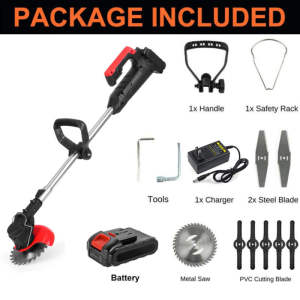 Portable Grass Cutter Cordless Lawn Mower Electric Mower 24V/48V/68V Cordless Grass Trimmer With Rechargeable Lithium Battery Garden Pruning Tool Grass Trimmer Brush Cutter Adjustable Lawn Mower Multifunction Home Grass Trimmer Grass Cutter