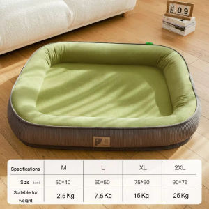 Lovinland Pet Dog Kennel Four Seasons Universal Removable and Washable Bed for Medium Small Dog Winter Warm Sleeping Mat  for Shih Tzu Removable and Washable Cat Nest
