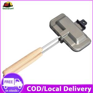 Grilled Cheese Maker Multifunctional Flip Grill Pan High Temperature Resistant with Long Handle for Breakfast Pancakes Toast Omelets