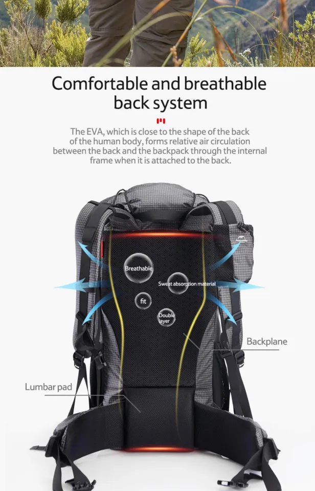 Breathable back backpack best sale