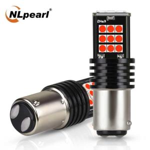 NLPEARL LAMPU REM MOBIL LED BRAKE LIGHT 1157 24 SMD 5W IP65 1PCS P21W