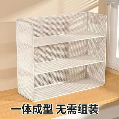 Desktop storage rack - Home storage and organization for dormitories desks. Multi-level bookshelf for desks. Layered shelf for office desks. 桌面置物架家用收纳整理宿舍书桌多层书架办公桌分层架子