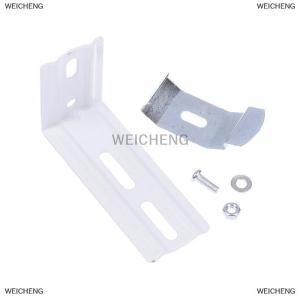 [COD] WEICHENG 1 2pcs 3inch dọc mù Bracket Clips kim loại con lăn màn trập kéo rèm sửa chữa gắn chủ phụ kiện