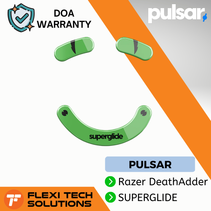 Pulsar Click Razor Flexi tech PULSAR Superglide for Razer DeathAdder V2 Pro / V2 ...
