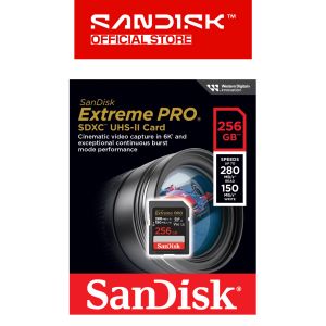 SanDisk Extreme PRO® SDHC™ and SDXC™ UHS-II Cards V60 (64GB/ 128GB/ 256GB) V90 (512GB)