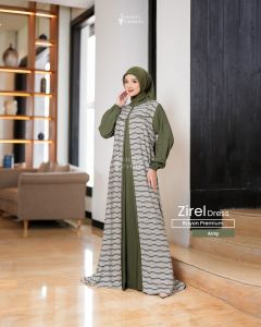 ZIREL DRESS by Ghiina Fashion GAMIS WANITA MUSLIM BAHAN RAYON PREMIUM
