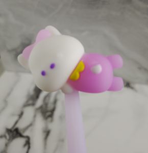 Shack Gel Pen Cute Pet Daily /Karakter Lucu Karet 3D Bisa Goyang