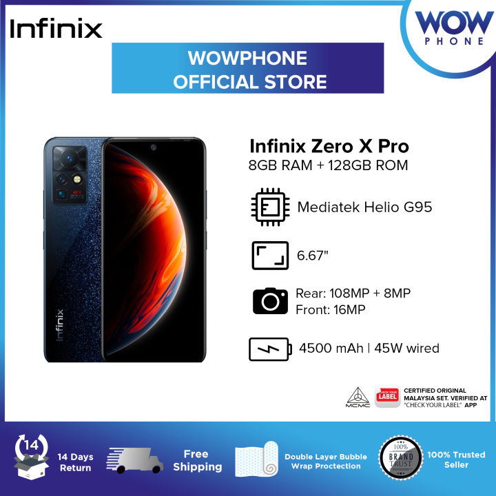 [ready Stock] Infinix Zero X Pro [8gb Ram 128gb Rom] 1 Year Warranty By Infinix Malaysia Lazada