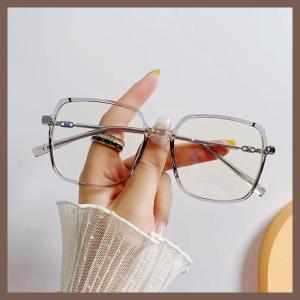 FG Kacamata Anti Radiasi Persegi Kacamata Style Korea Bingkai Retro Petak Eyeglasses Anti UV K36
