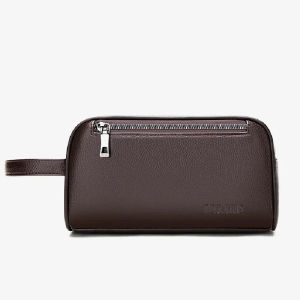 High Quality Genuine Leather Men Clutch Bags Fashion Business Clutches Card Pack Phone Coin Purses Travel Anti-theft Wallet Male