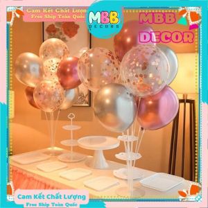 Phụ Kiện Trang Trí Sinh Nhật Trụ bóng Trụ gắn 7 bóng cao loại 1 dùng trang trí sinh nhật