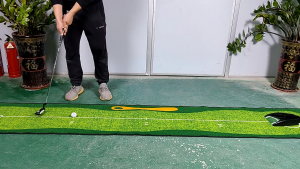 Portable Putting Practice Trainer Golfs Automatic Putting Cup Golfs Putting Alignment Tool Golfs Training Accessories