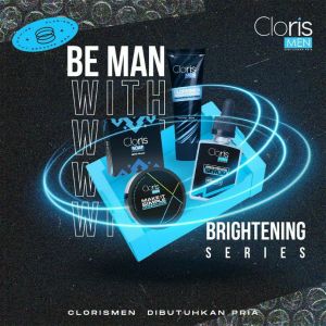 Clorismen Brightening Series Paket Produk Perawatan Wajah Pria Kusam - Cloris Men Pencerah Kulit Wajah Ampuh Hilangkan Kusam Skincare Pria Original