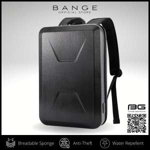 2839 BANGE Premium Quality Bag Backpack Anti Theft YKK Zipper Water Repellent Fabric Laptop Bag USB Charging Travel Office School Work Daily Bag