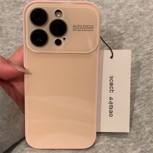 Luxury Makaron Full Camera Protection Phone Case for iPhone 16 15 14 13 Pro Max Plus Pure Hard Acrylic Candy Glossy Armor Cover