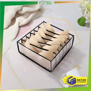 FH-C975 Kotak Penyimpanan Pakaian Dalam Kaos Kaki 7 Grid Multifungsi / Kotak Bra Celana Dalam