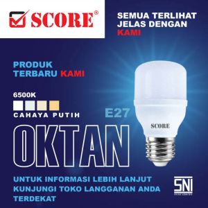 LAMPU LED CAPSULE GARANSI 5W 10W 15W 20W 30W 40W 50W 60 Watt SCORE OKTAN