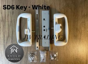 SD-6 Series Premium Sliding Door Handle Set with Mortise Lock & Key /No Key / Dummy Handle Only