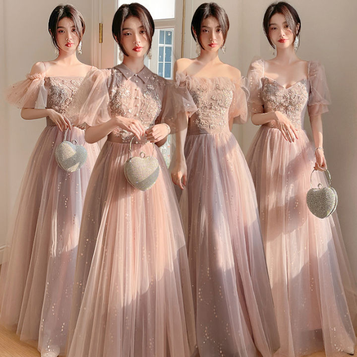 Váy dạ hội màu hồng pastel | Formal dresses, Prom dresses, One shoulder  formal dress