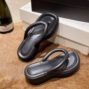 [Free Shipping] WomenS Flip-Flops With Thick Soles Height-Increasing Non-Slip Suitable For Home And Travel Dual-Use Beach Sandals For Women