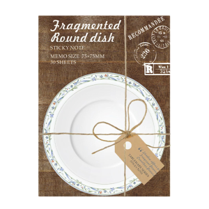 Bowl and Dish Series Stickier Note Adhesive Stickier Pad Creative Memos Pad Lovely Note Pad for School Office