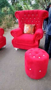 Sofa Sule 21 & Bantal Puk Variasi Kancing Mutiara Free Ongkir Bandung