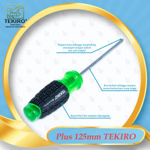 [Gagang Karet] Obeng TEKIRO 100% ORIGINAL