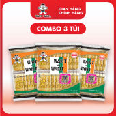 Combo Bánh Gạo Senbei Want Want Vị Nước Tương Kiểu Nhật Gói 52g 105g Giòn Ngon Đậm Vị