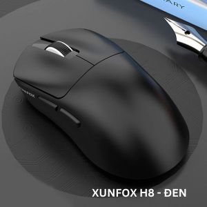 Chuột Chơi Game Không Dây XUNFOX H8 - Chuột Gaming Kết Nối 3 Chế Độ Thông Minh Cùng DPI max 12000