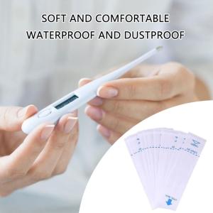 100pcs Mouth Thermometers Covers Temperature Probes Sleeves Disposable Mouth Thermometers Sleeves Hygienic Protections