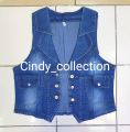 ROMPI JEANS WANITA JUMBO XXL ROMPI WANITA JUMBO DENIM VEST JEANS OUTER WANITA TERBARU ROMPI CEWEK ROMPI WANITA. 