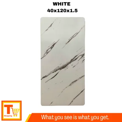 TOP BOARD WITH MARBLE DESIGN - DINING TABLE TOP BOARD COMPUTER/STUDY TABLE TOP BOARD (NO LEGS) (TOP BOARD ONLY) (ROUND EDGE)