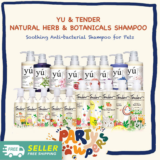 Yu & Tender Natural Oriental & Botanical Shampoo for Pets (Dogs & Cats