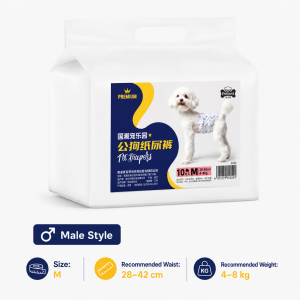 【Fireheart Warrior】 Female Dog Sanitary Pants and Male Dog Diapers / Disposable Pet Diapers / 10pcs 20pcs Pack