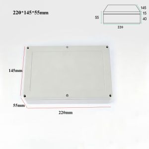 WAPKTY Chống thấm nước Nguồn điện giám sát an ninh 8 Kiểu Dáng ABS Hộp đựng dụng cụ điện tử  Nhựa Vỏ hộp nối ngoài trời