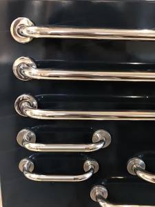 1pc Door Handle Handrail High Quality Stainless Steel Bathroom Tub Toilet Grab Bar Shower Safety Support Handle Towel Rack