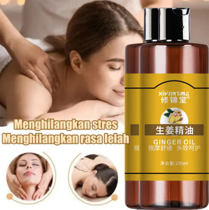 【Harga Diskon】ORIGINAL Minyak Pijat Terapi Serbaguna Ginger Oil Herbal Plant Therapy Lymphatic Drainage MINYAK JAHE GINGER PLANT Minyak Pijat Jahe Menurunkan berat badan membakar lemak dan detoksifikasi Meringankan nyeri otot dan nyeri sendi