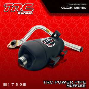 TRC Racing Power Pipe Honda Click v2 125 150 Muffler Exhaust LTO Approved 1730